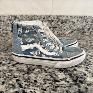Kids High Top Butterfly Vans